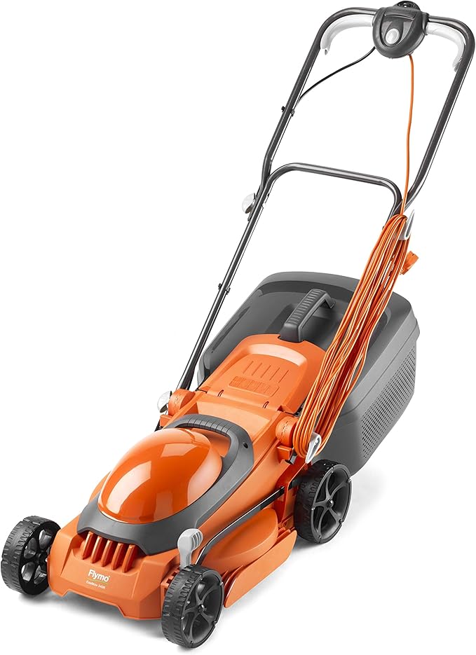 Flymo EasiMow 340R Electric Rotary Lawn Mower 34 cm Cutting Width, 35