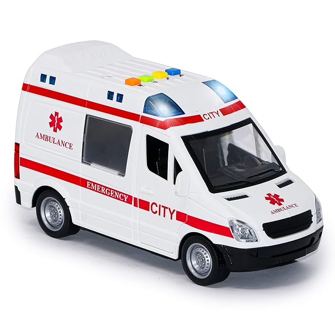 Buy Zest 4 Toyz Rescue Ambulance Toy for Kids with Light and Sound