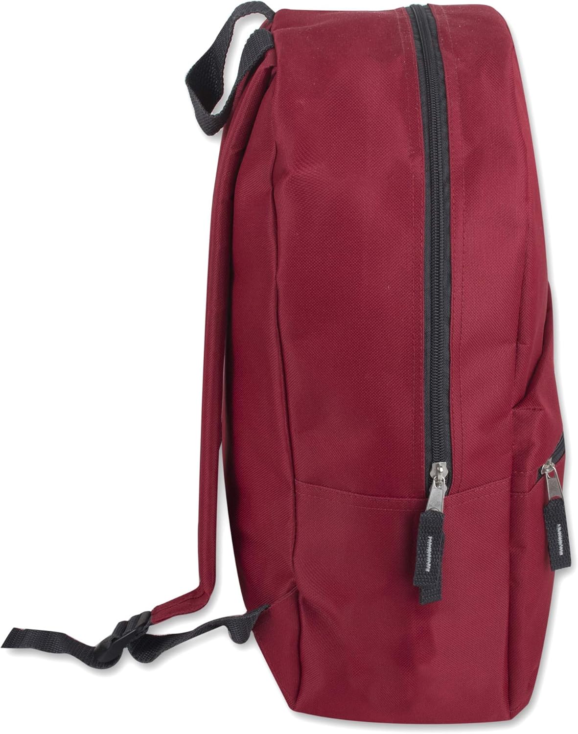 Trailmaker Classic 17 Inch Backpack with Adjustable Padded Shoulder Straps (Red): Clothing