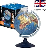 EXERZ Illuminated Globe 21cm - Battery-Only, Constellation Map Night Light view 5