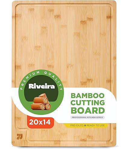 Riveira - Tablas De Cortar De Bambú Para Cocina, Versátiles Y