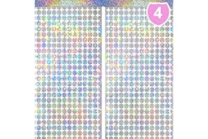 CADEYA 4 Packs Disco Foil Curtain, Silver Metallic Backdrop for Birthday, Bachelorette Party, 70s 80s 90s Theme Disco Party Decorations Supplies