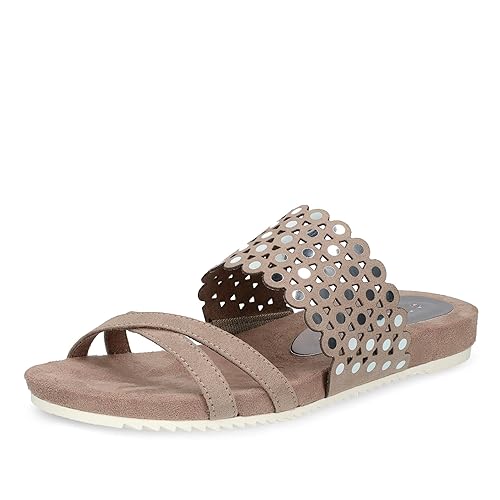 Tamaris Damen Pantoletten Grau