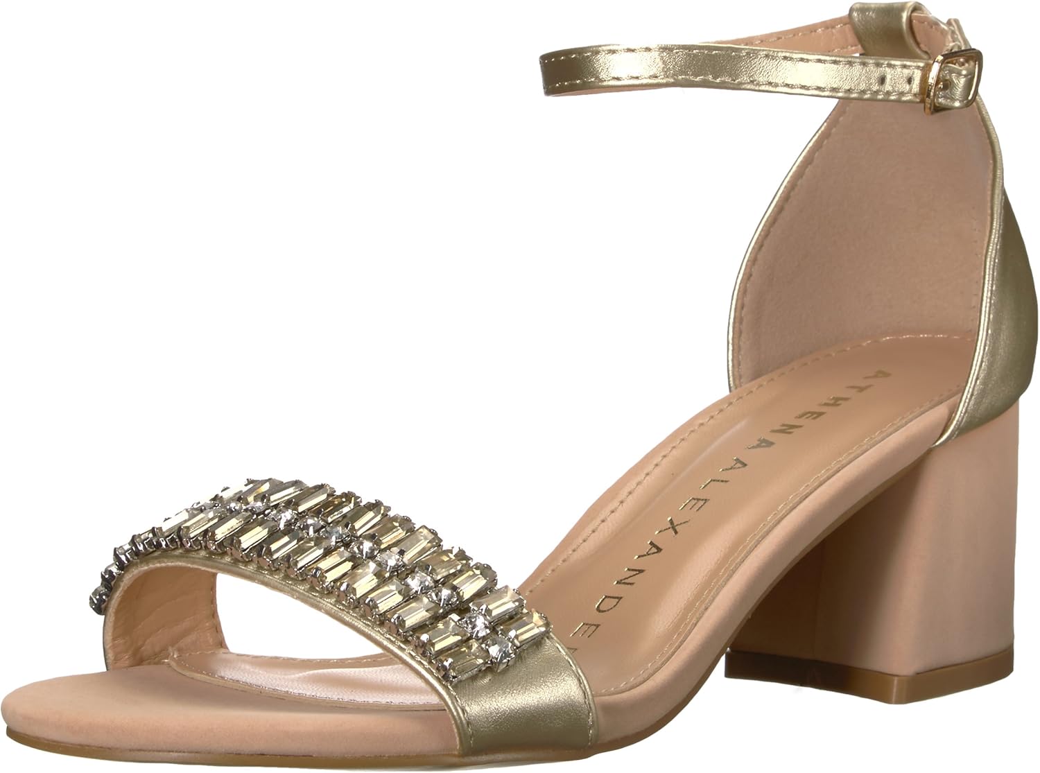 athena alexander sandals rhinestone
