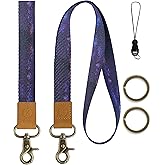 Key Lanyard for Women and Men, Keychain Wristlet & Lanyards for ID Badges Holder, Wallet, Car keys, Cute Neck Lanyard for Teacher, Grils, kids, Popular Color Choices, Ultra Soft, Durable Polyester