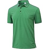 Polo Shirts for Boys Golf Polo Shirt Short Sleeve Boys Performance Polo Dry Fit Stretch Collared UPF50+ Kids Golf Shirts