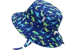 FUOITA UPF 50+ Baby Sun hat Baby Bucket hat with Strings Summer Sun Protection Infant Sun hat for Kids