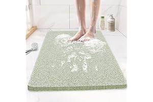 Joyhalo Shower Mats for Showers Anti Slip for Elderly, 24'' x 17'' Non Slip Bath Mat for Inside Shower, Bath Tub Mats for Bat
