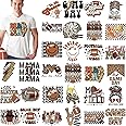Zhanmai 30 Pcs Football Iron on Transfers Vinyl Iron on Decal Retro Ball Sport Iron on Patches Heat Transfers Sublimation Transfers Ready to Press for T Shirts Jacket Bag Hat DIY Sticker