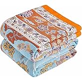 Tvqbxp Boho Throw Blanket 100% Cotton Muslin Woven Blanket Bohemian Bed Throws Vintage Rustic Farmhouse Decor Reversible Bed Blanket Quilt for All Seasons（Yellow 60"x80"）