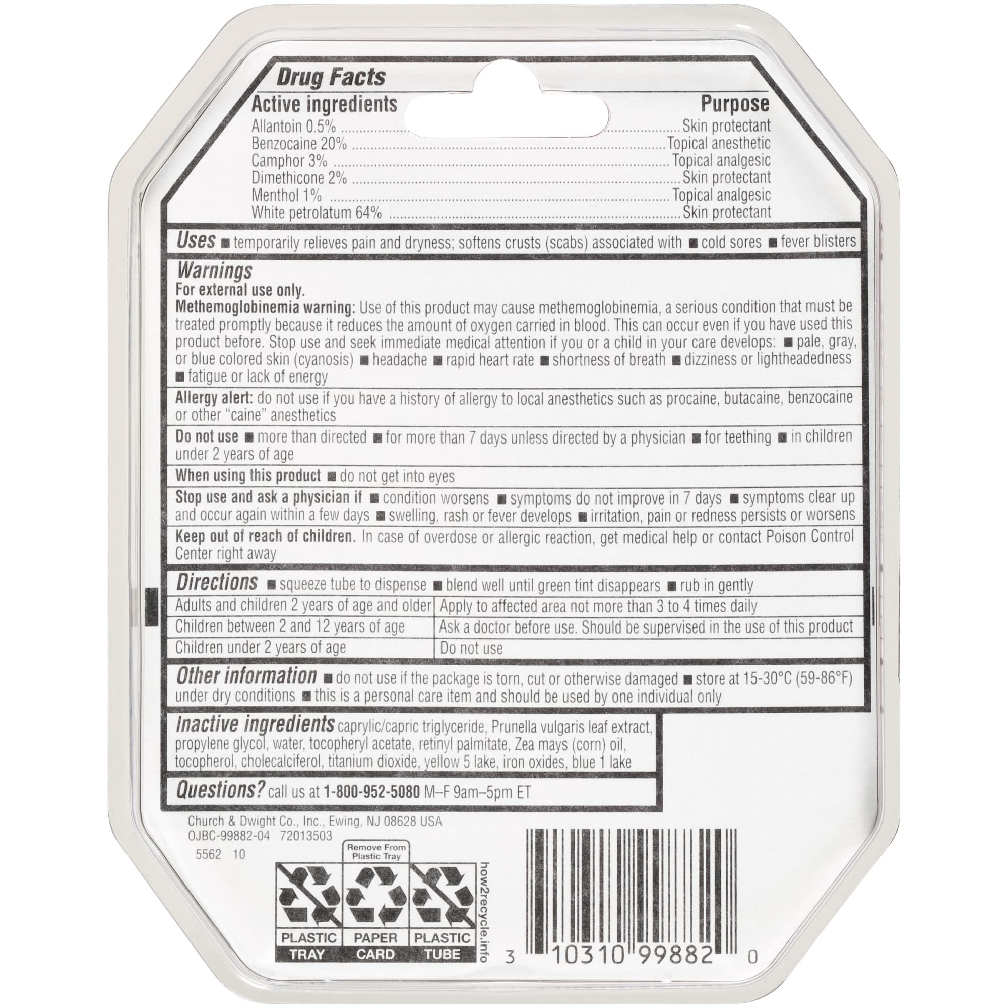 Orajel Cold Sore Treatment Bundle with Abreva Rapid Relief Cream, 0.105 oz and 1 Tube 3 Grams