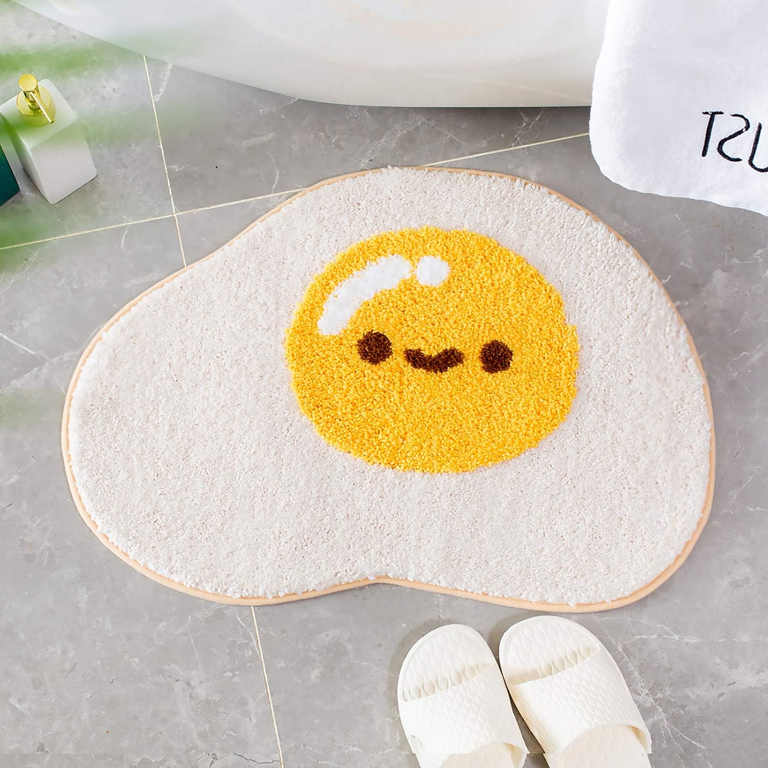 Bathroom Rug 18.8" x 25.5" Non Slip Cute Bath Mat Soft