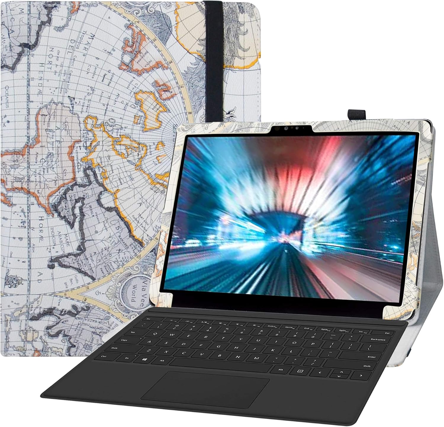 LiuShan Compatible with Dell Latitude 7200 Tablet Case,PU