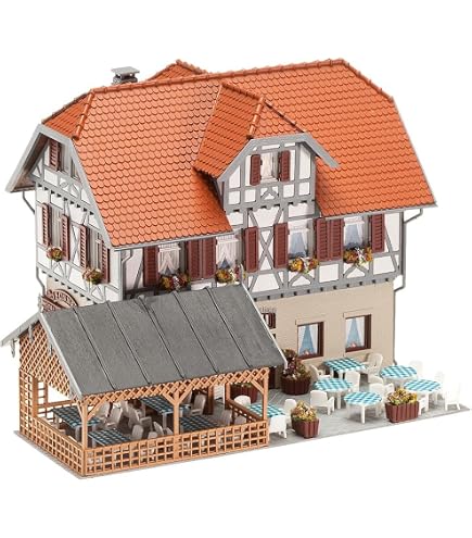Amazon.com: Faller 130257 One Family House with Trim HO Scale