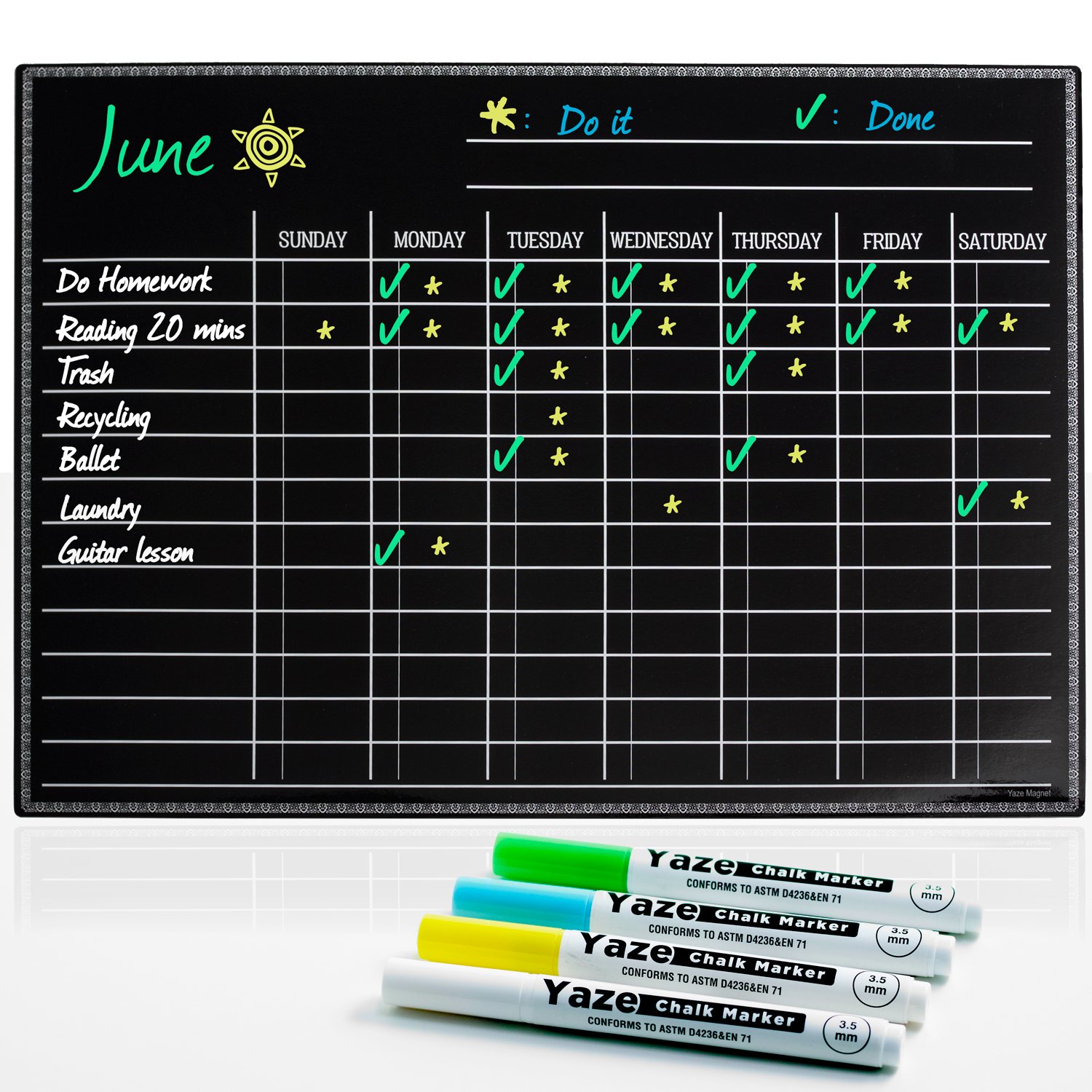 Dry Erase Chore Chart For Kids