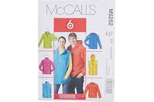 McCall's Patterns M5252 Misses/Men's Unlined Vest and Jackets, Size XN (XLG-XXL-XXXL)