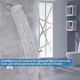 Voolan 25 cm Round Rain Shower Head Stainless Steel Chrome High Pressure view 6