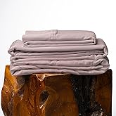 Olive + Crate Eucalyptus Sheets Set – Cooling Sheets for Hot Sleepers – 100% Organic Tencel Lyocell – King Size – Hypoallergenic, Moisture-Wicking – Deep Pockets – Soft, Durable 76" x 80" [Dusk]