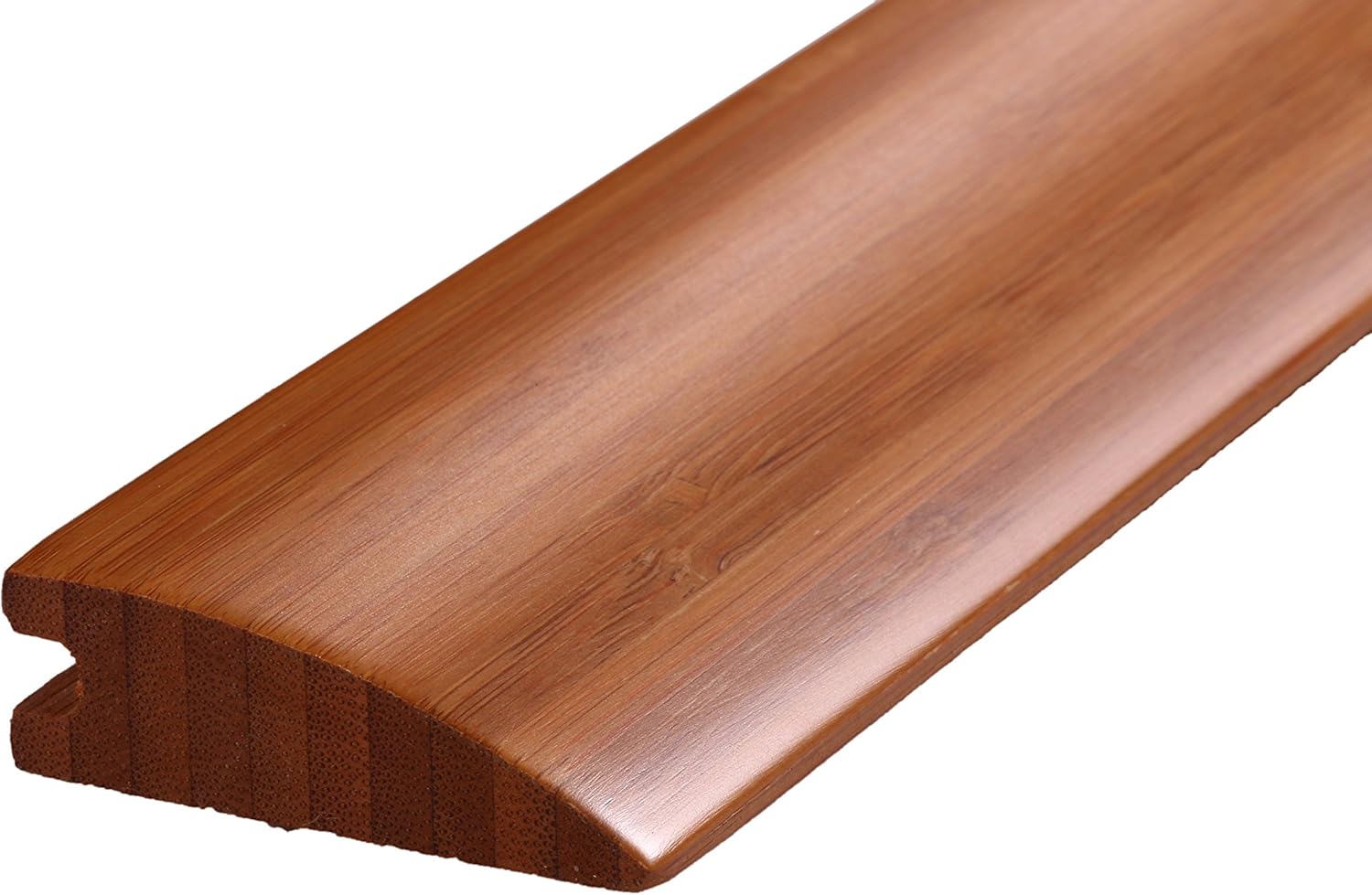 AMERIQUE 12' Linear Pre-Finished Solid Vertical Carbonized Bamboo Reducer, 72