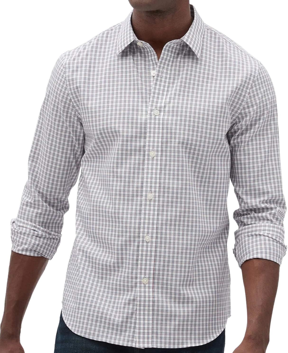 banana republic men's untucked shirts