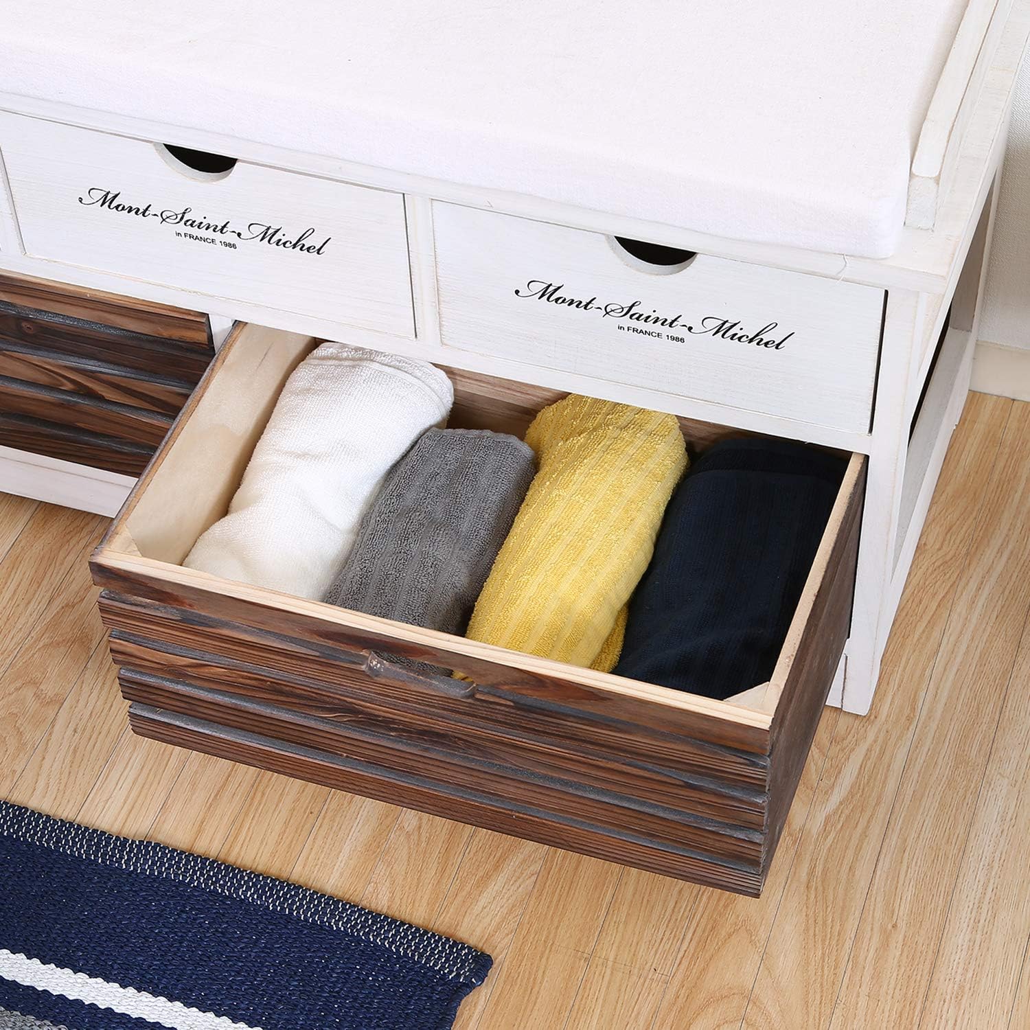 不二貿易 収納スツール ベンチ