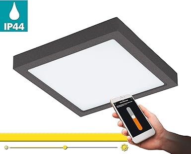 Eglo Argolis C Wall Light Cast Aluminium Anthracite Amazon Co Uk Lighting