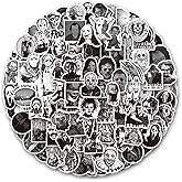 SEMYEIYO 200 PCS Horror Black Stickers and Decals,Horror Movie Sticker for Water Bottles,Horror Stickers Pack for Water Bottle,Laptop,Phone,Hard Hat,Bumper,Gifts for Adult