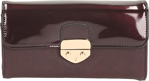 clarks burgundy patent bag