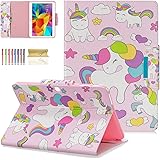 T530 Case, Galaxy Tab 4 10.1 Case, Dteck Flip Stand PU Leather Wallet Cover with Auto Wake/Sleep Function Smart Protective Ca