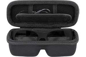 khanka for XREAL One Pro/XREAL One/XREAL Air 2 pro/XREAL Air 2/ XREAL Air AR Glasses Travel Case,Black(Case Only)