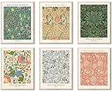 TWNSLLA William Morris Wall Art Prints Set of