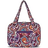 Lost Deer Bible Cover for Women with Adjustable Straps, Extra Large Study Bible Carrying Case Bag with Zip Pocket, 11.3x8.3x2.7 Inches