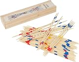 HENBRANDT Mikado Sticks 41pc Wooden Pickup Sticks Family Game Kids Toy view 1