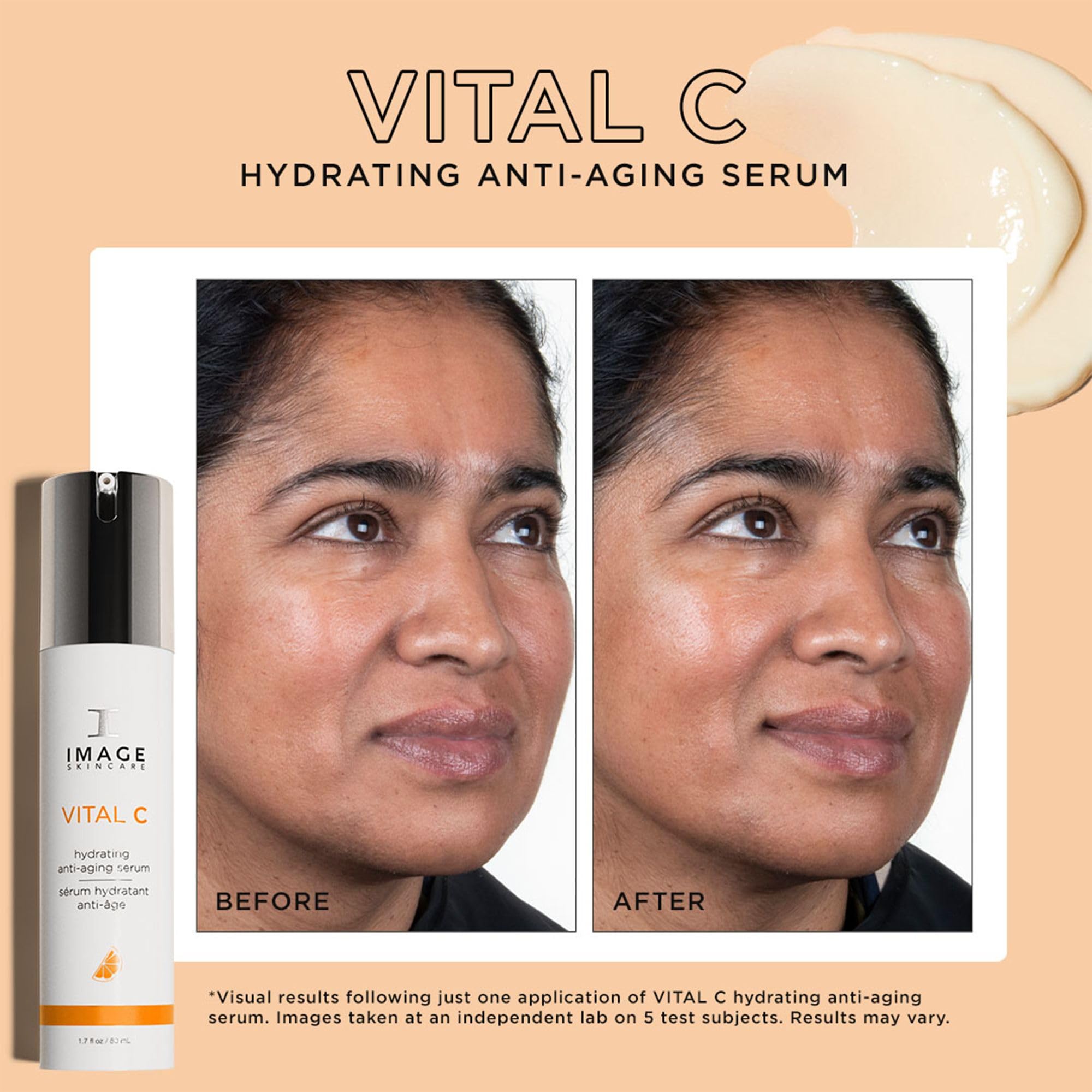 IMAGE Skincare VITAL C Hydrating Face Serum, with Vitamin C and Hyaluronic Acid, to Brighten, Tone and Smooth Appearance of Wrinkle