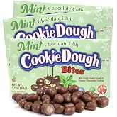 Mint Chocolate Chip Cookie Dough Bites, Easter Basket Stuffers, 3.1 Ounces (Pack of 3)
