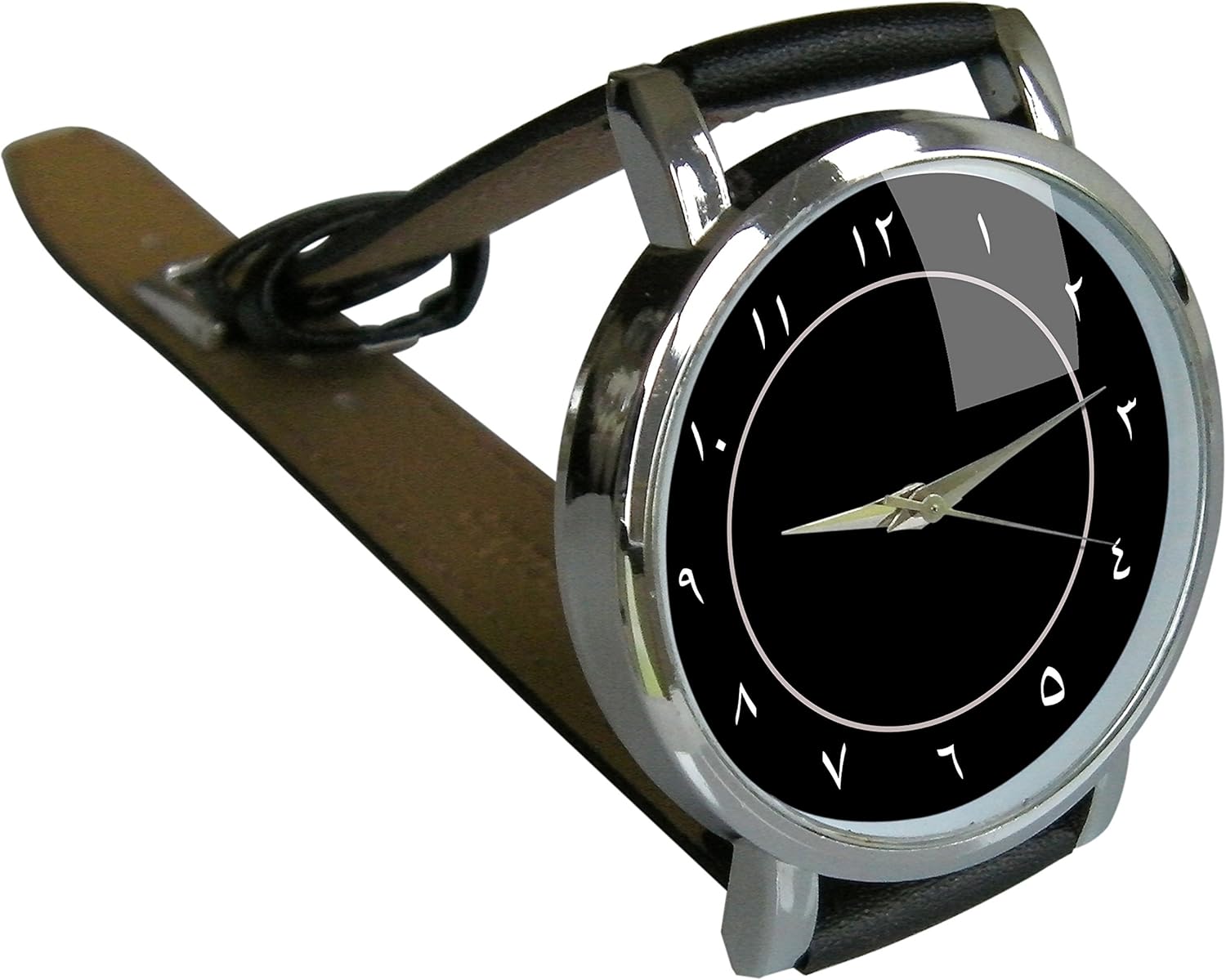 Your Watch Design. Arabic Numerals Watch. Unisex, Adult Size (Black