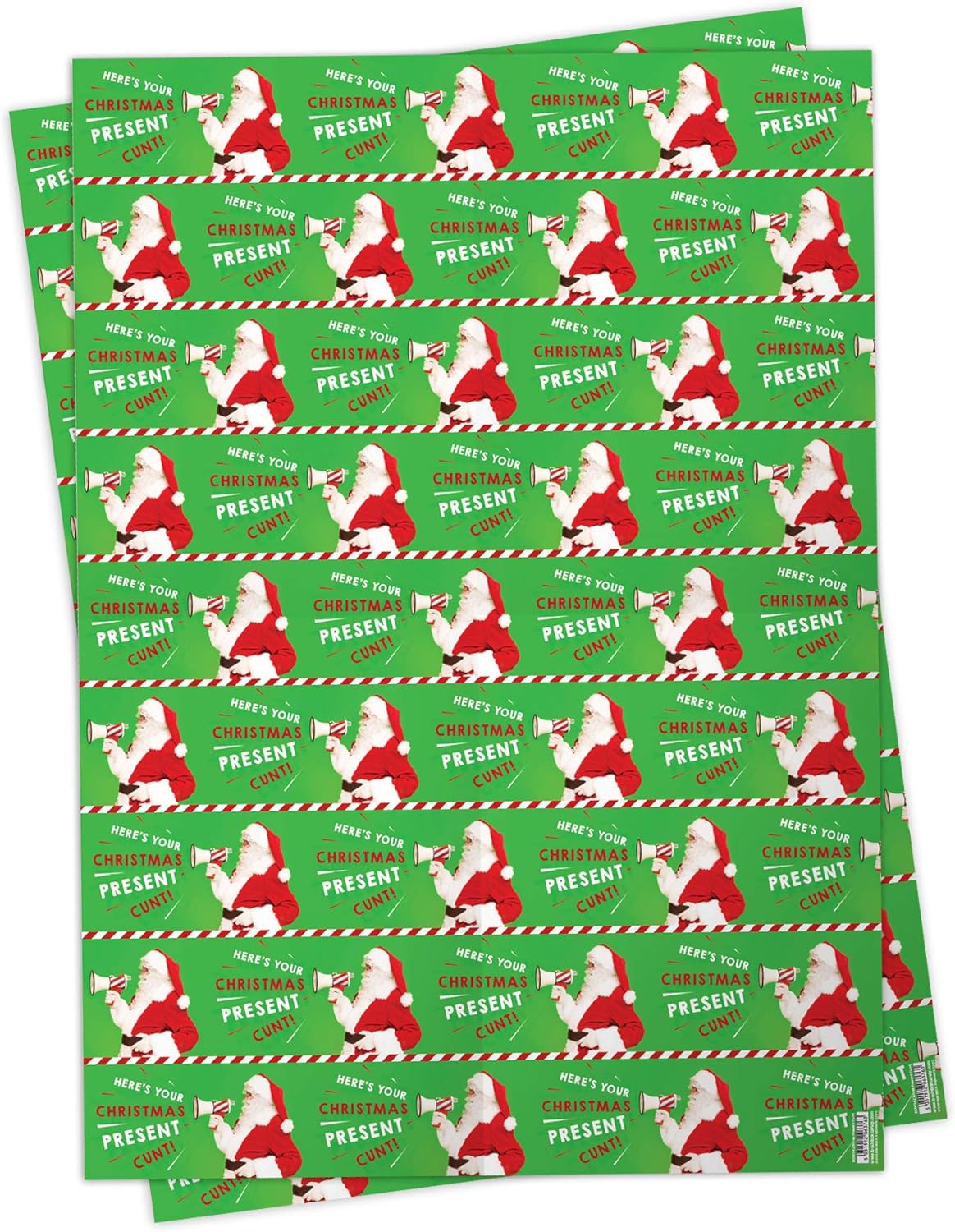Offensive Christmas Wrapping Paper 