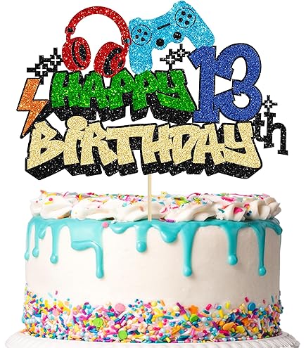 Amazon.com: Level 13th Unlocked Cake Topper - Electronic Games