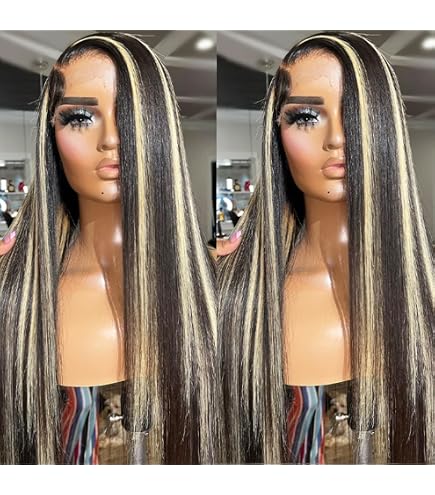 Lace Frontal Wig from the brand Amarlis Amazon.com : Amarlis 13x6 Synthetic Lace Front Wig  main image 4