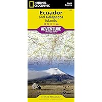 Ecuador and Galapagos Islands Map (National Geographic Adventure Map, 3403)