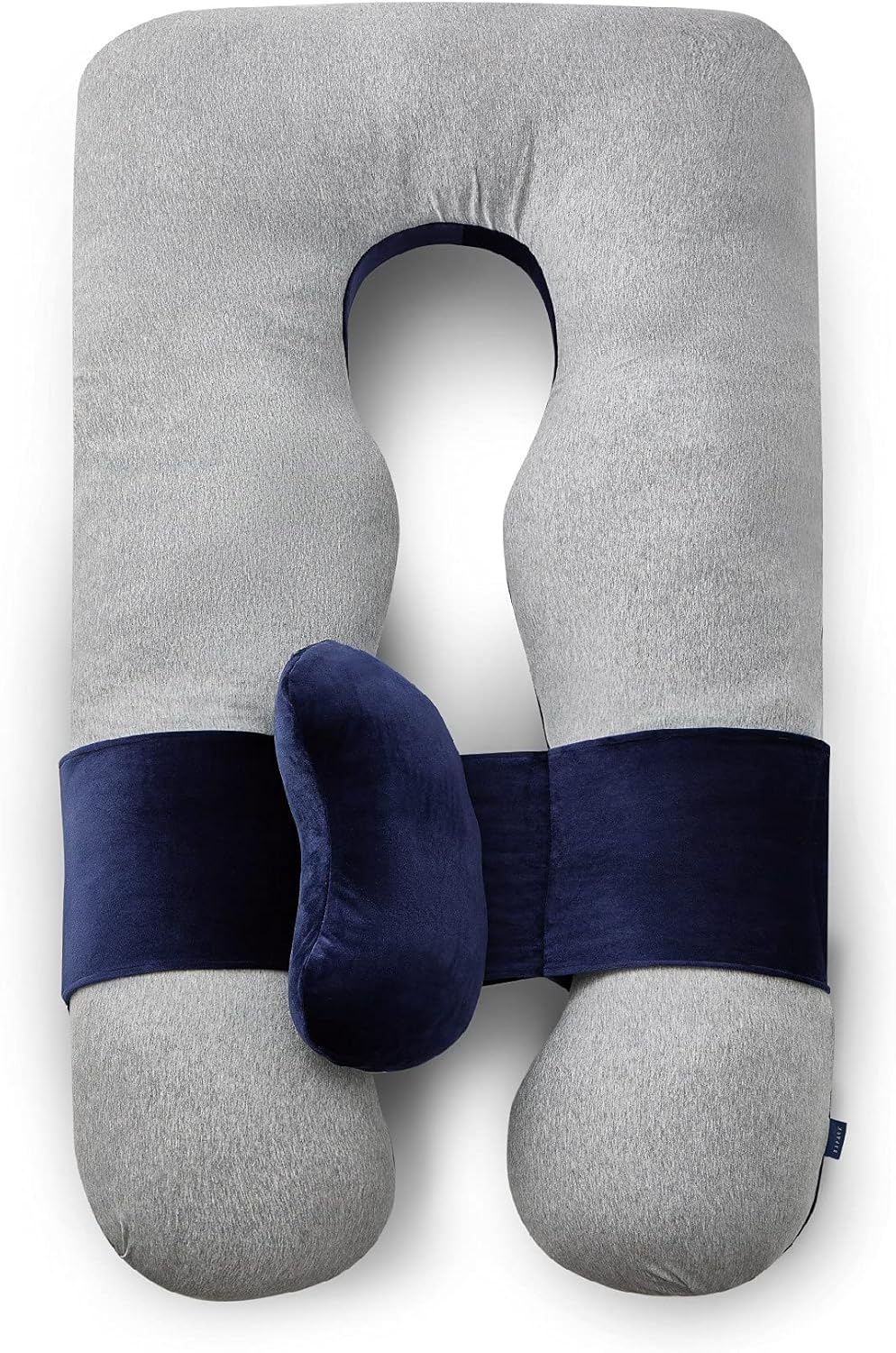 Bbpark Pregnancy Pillow U Shaped - Full Body Cooling Pillow Maternity Support for Sleeping Women - Grey Blue: Kitchen & Dining