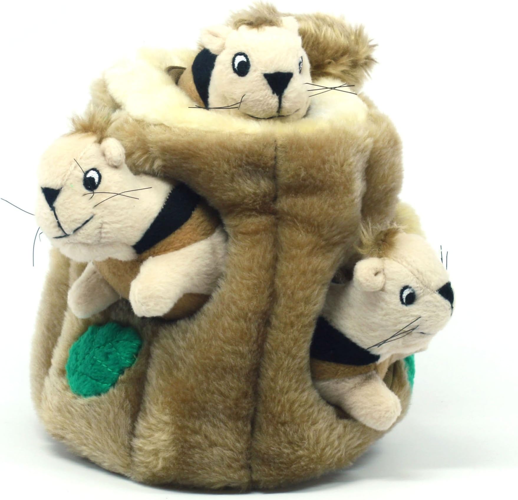 Kyjen Plush Puppies Hide a Squirrel Dog Toy