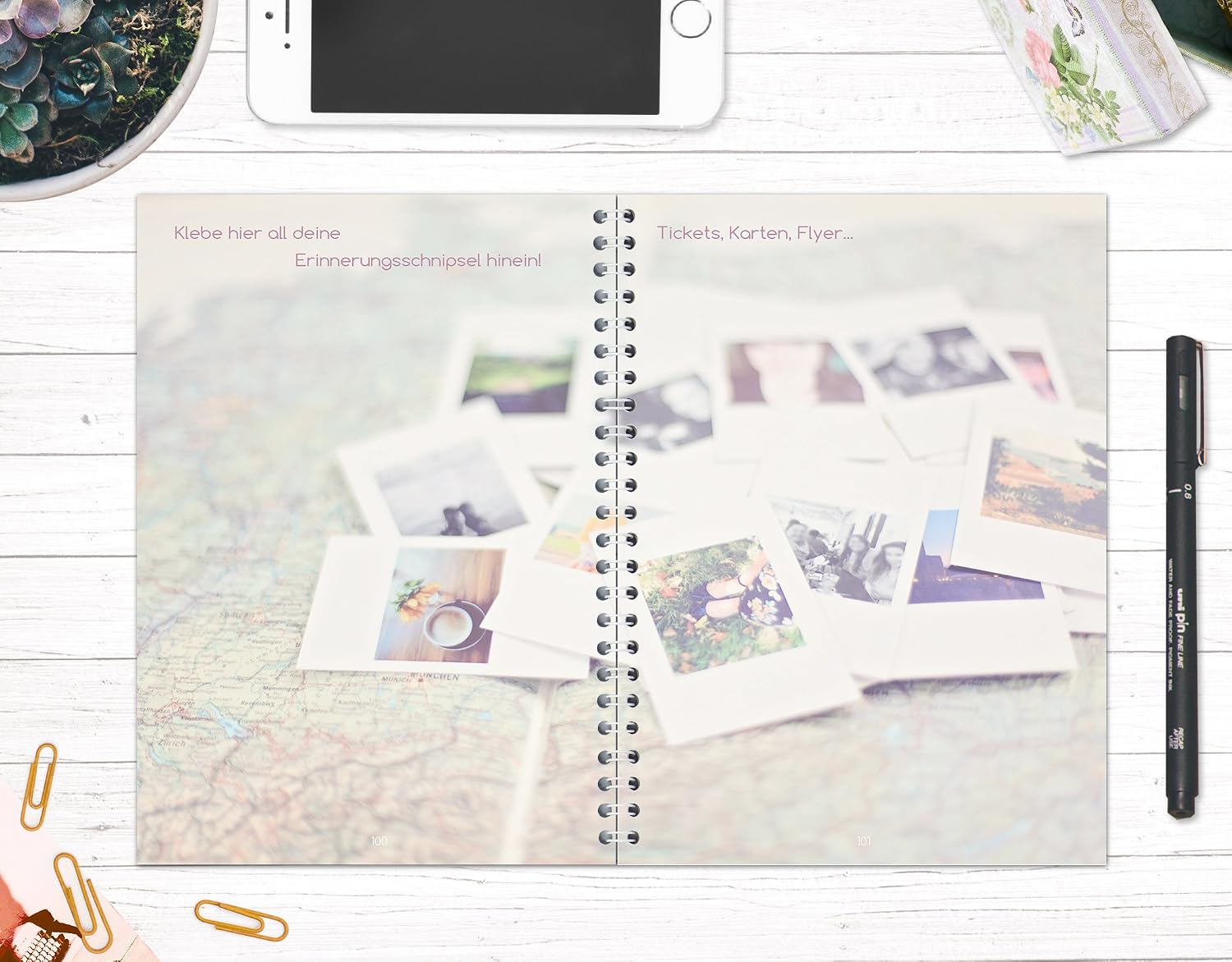 Travel Journal Australia for Self-Writing / Notebook A5 Ring Book with 120 Pages / Packing List, Itinerary, Quotes, Fun Facts - Image 5