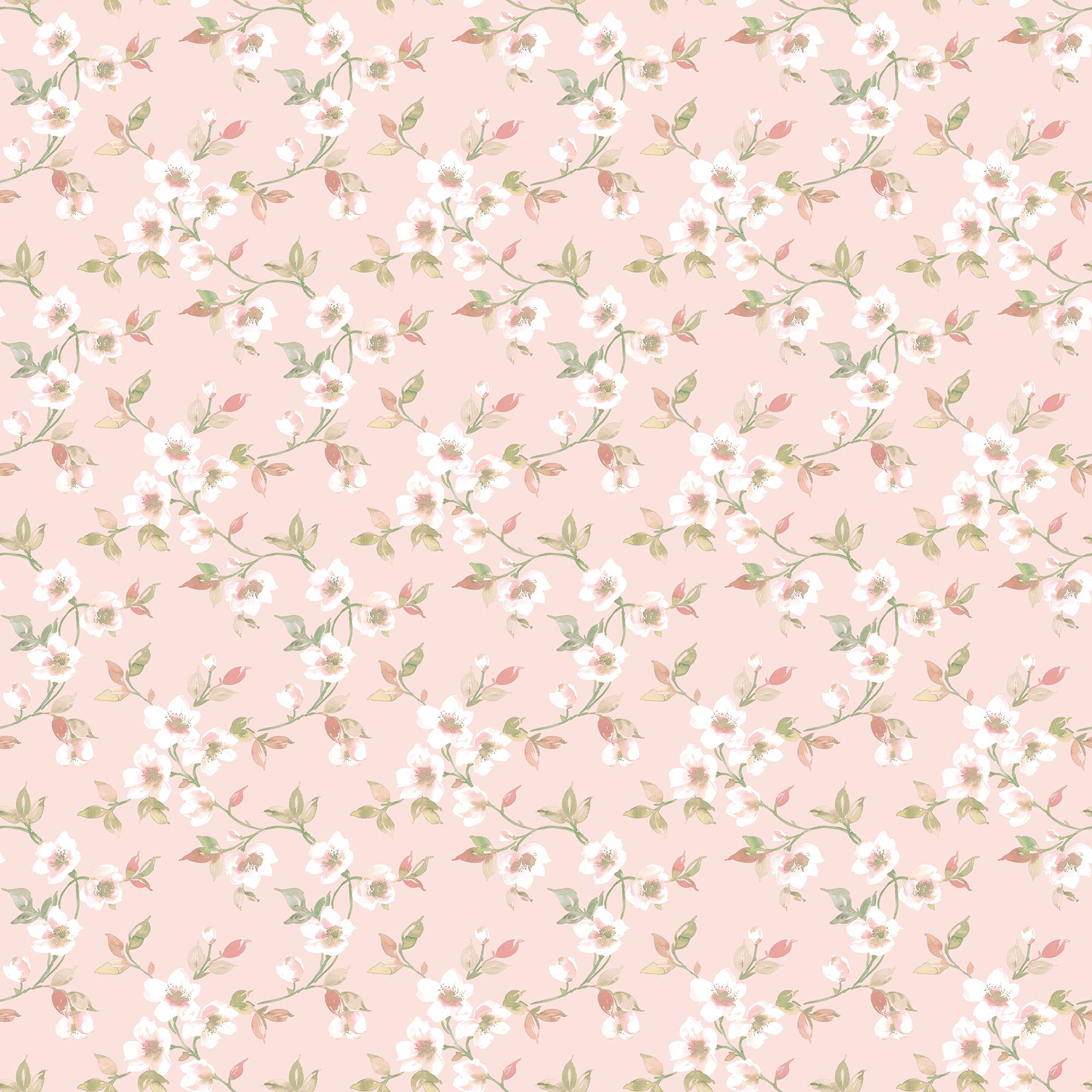 Galerie G78487 Secret Garden Anemone Mini Wallpaper, Pink/Cream, 10m x 53cm — image 1
