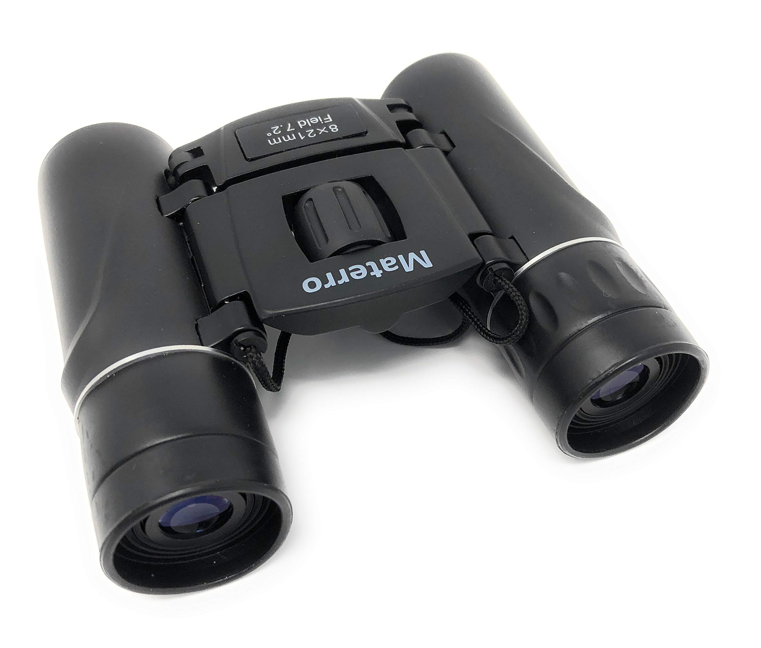 Portable Small Compact Lightweight Binoculars 8x21 for Wildlife Watching, Bird Watching ED Glass, Durable & Waterproof, Adjustable Eyecups.