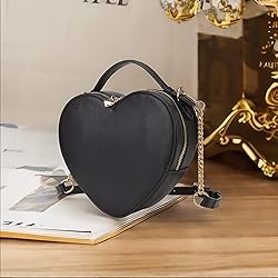 lola mae Heart Shape Satchel Crossbody Purse for