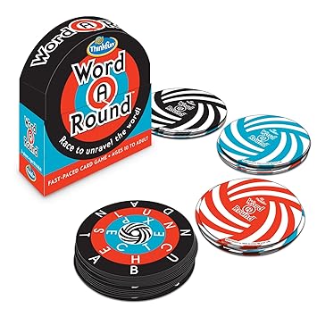 ThinkFun Word A Round Game - Award Winning Fun Card Game for Age 10 and Up Where You Race to Unravel The Word