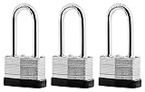 SafiSwords 3-Pack Keyed Alike Laminated Steel