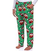 Sesame Street Elmo Pajamas Women's Ornament Design Plush Fleece Lounge Sleep Pants