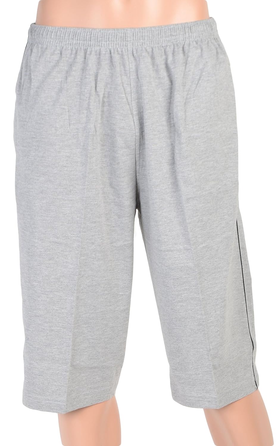 gazelle activestylish mens lounge capri mlange grey